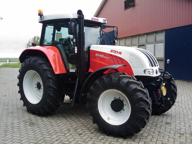 10 mei 2009; nieuwe Steyr CVT trekker
