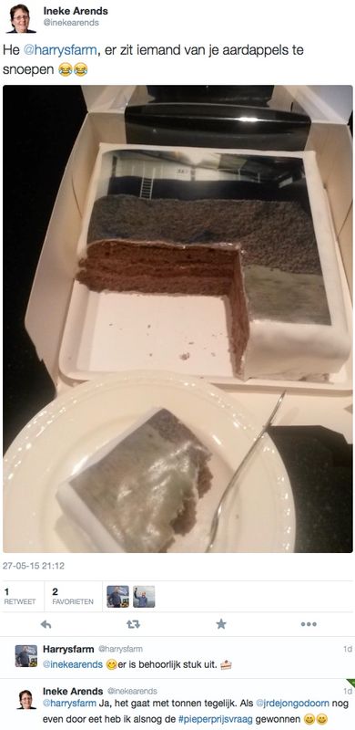 22 mei 2015; winnaar 4e editie pieperprijsvraag bekend