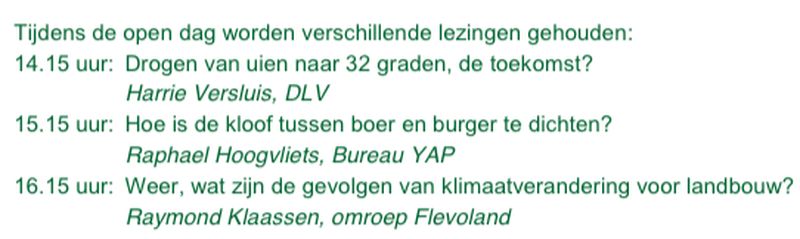 Open dag Harrysfarm