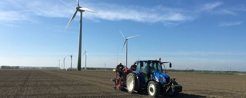 21 april 2016: suikerbieten proefveld gezaaid