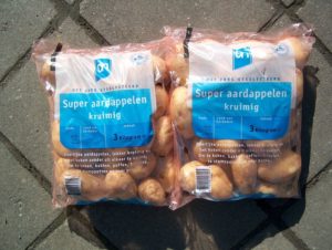 25 februari 2003: afleveren aardappelen