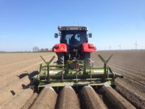29 maart 2016: ombouwen rijenfrees