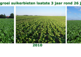 28 juni 2011: gewasgroei laatste 3 jaar