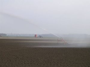 14 april 2007; uien beregenen
