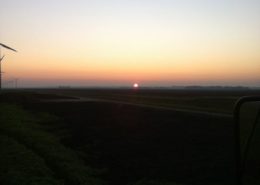 24 oktober 2011: mooie opkomende zon