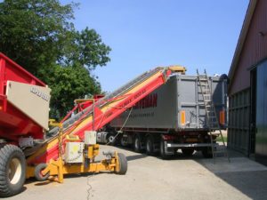 3 augustus 2008; oogst wintertarwe