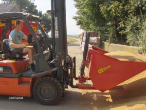 3 augustus 2008; oogst wintertarwe