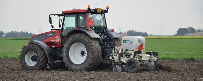 9 oktober 2014; bodem scannen met de Veris scan