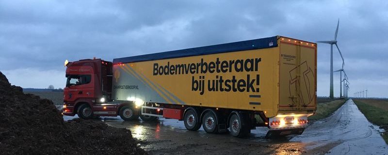 24 januari 2018; aanvoer champost