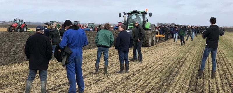 22 maart 2018; demonstratie ecoploegen bij WUR te Lelystad