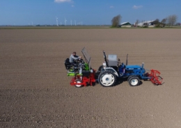 8 april 2019; proefveld uien zaaien