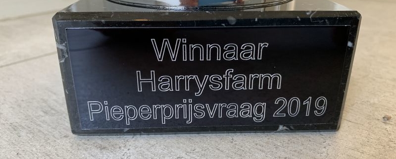 25 mei 2019; uitslag pieperprijsvraag