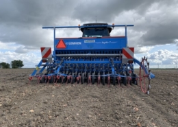 2 september 2019; gele mosterd zaaien