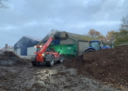 25 en 26 november 2019; Champost en geitenmest verspreiden
