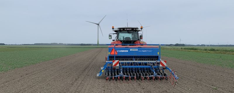 3 juni 2020; 2e deel vogelakker inzaaien