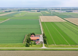 juli 2020; luchtfoto Harrysfarm