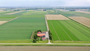 juli 2020; luchtfoto Harrysfarm