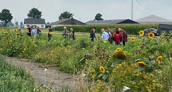 18 augustus 2021; Flevoland bloeit inloop demo