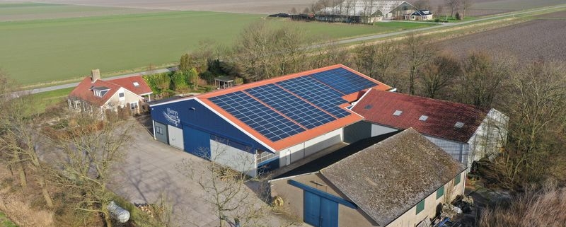 7 februari 2022; zonnepanelen Harrysfarm