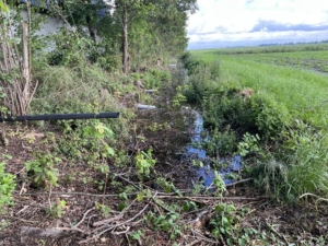 5 t/m 7 juni 2022; wateroverlast op de akker