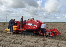 13 september 2022; Sloots Agri proefveld rooien