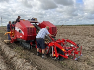 13 september 2022; Sloots Agri proefveld rooien