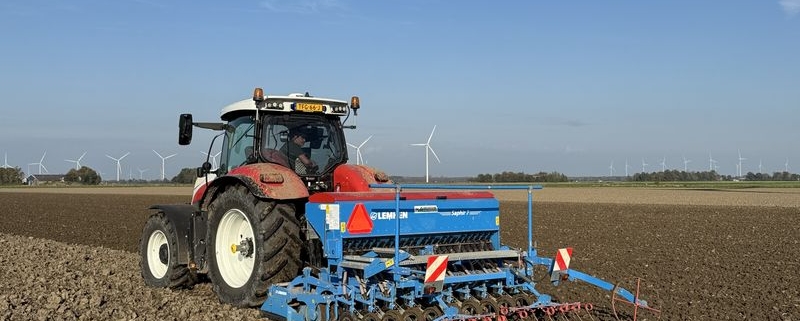 25 oktober 2024; wintergerst zaaien