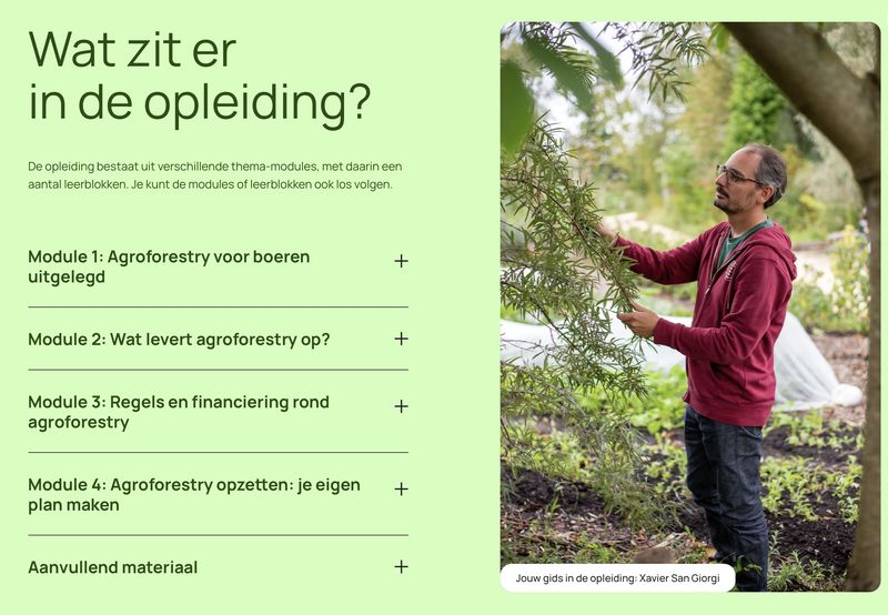 Boerenacademie cursus Agroforestry