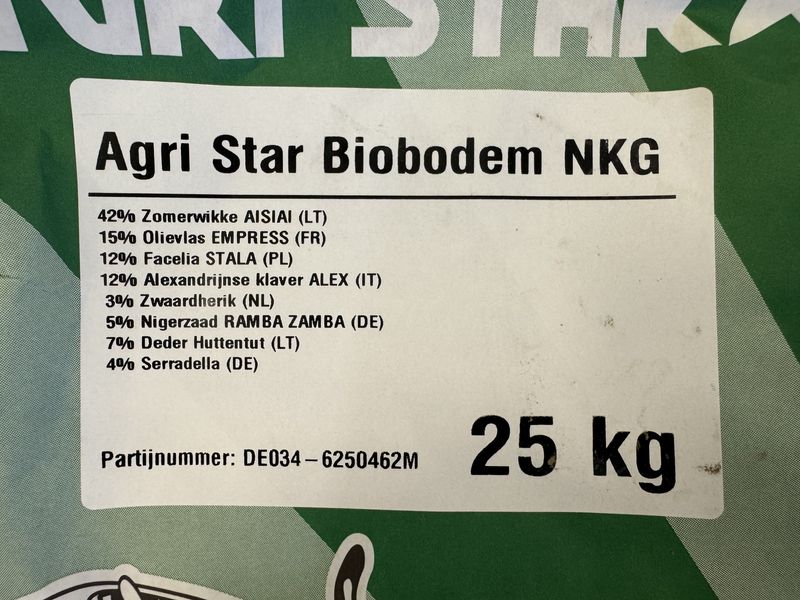 19 augustus 2025; groenbemester zaaien