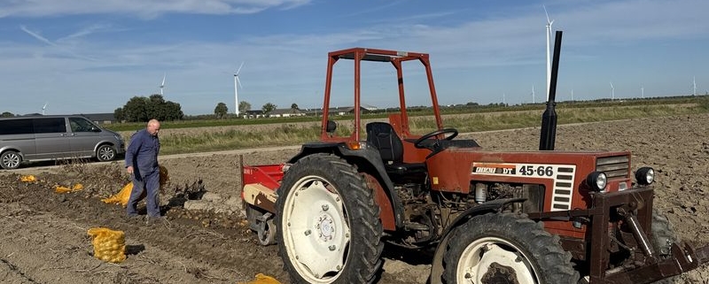 25 september 2025; aardappelproefveld rooien Sloots Agri